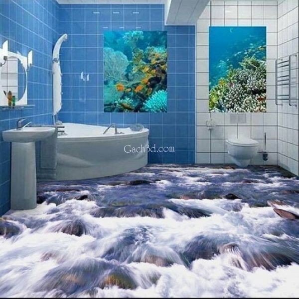 Gạch 3D Phòng tắm